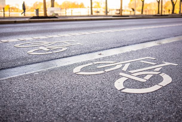 Mit dem Fahrrad in die Hamburger Innenstadt