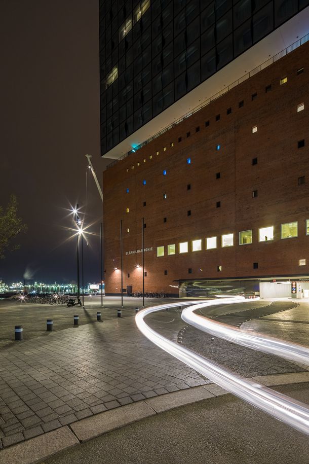 Blick auf die Elbphilharmonie